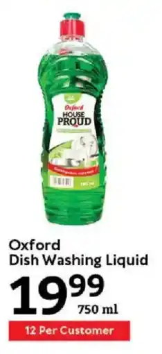 Oxford Freshmarket Oxford Dish Washing Liquid offer