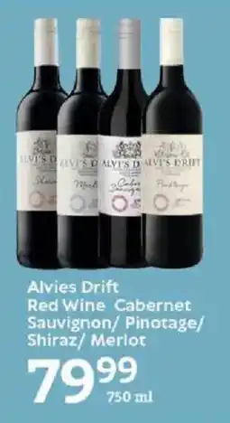 Oxford Freshmarket Alvies Drift Red Wine Cabernet Sauvignon/ Pinotage/ Shiraz/ Merlot offer