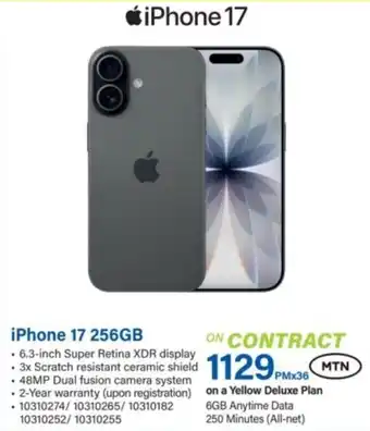 Incredible Connection iPhone 17 256GB offer