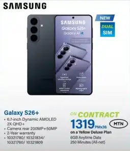 Incredible Connection Samsung Galaxy S26+ offer