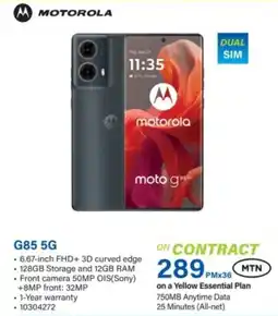 Incredible Connection Motorola G85 5G offer