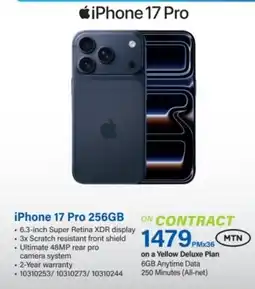 Incredible Connection iPhone 17 Pro 256GB offer