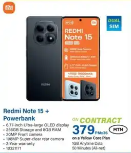 Incredible Connection Redmi Note 15+ Powerbank offer