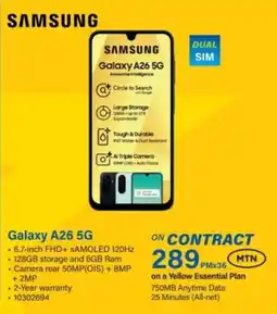 Incredible Connection Samsung Galaxy A26 5G offer