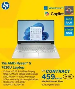 Incredible Connection Hp 15s AMD Ryzen 5 7520U Laptop offer