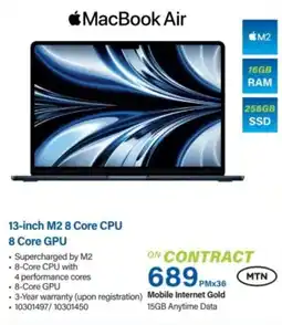 Incredible Connection Apple MacBook Air 13-inch M28 Core CPU 8 Core GPU offer