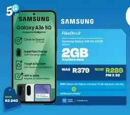 Incredible Connection Samsung Galaxy A36 5G 128GB offer