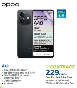 Incredible Connection Oppo A40 offer