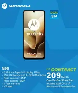 Incredible Connection Motorola G06 offer