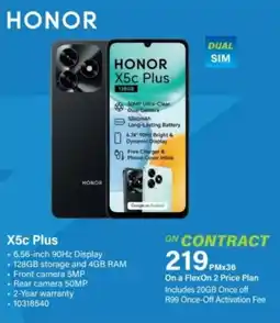Incredible Connection Honor X5c Plus offer