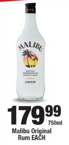 OK Liquor Malibu Original Rum offer