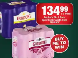 OK Liquor Gordon's Gin & Tonic Spirit Cooler Cans offer