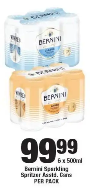 OK Liquor Bernini Sparkling Spritzer Cans offer