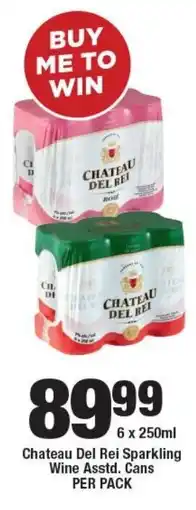 OK Liquor Chateau Del Rei Sparkling Wine Cans offer