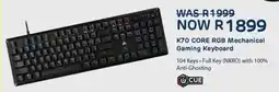 Computer Mania Corsair K70 CORE RGB Mechanical Gaming Keyboard offer