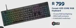 Computer Mania Corsair K55 Core RGB Keyboard offer
