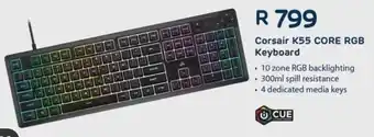 Computer Mania Corsair K55 Core RGB Keyboard offer