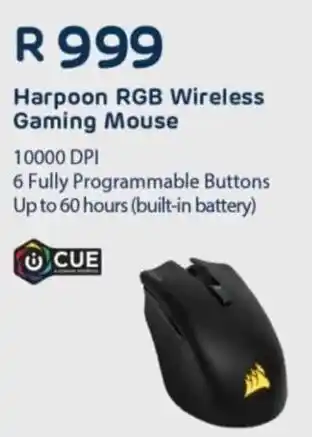 Computer Mania Corsair Harpoon RGB Wireless Gaming Mouse offer