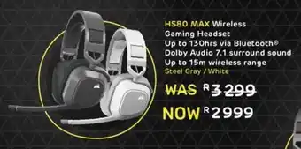 Computer Mania Corsair HS80 MAX Wireless Gaming Headset offer