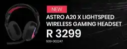 Computer Mania Logitech astro a20 x lightspeed wireless gaming headset offer