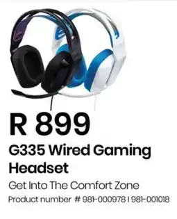 Computer Mania Logitech G335 Wired Gaming Headset offer