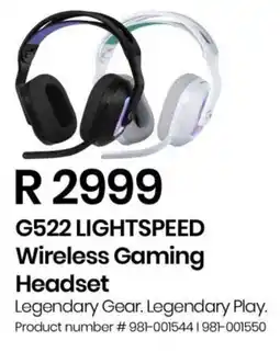 Computer Mania Logitech G522 Lightspeed Wireless Gaming Headset offer