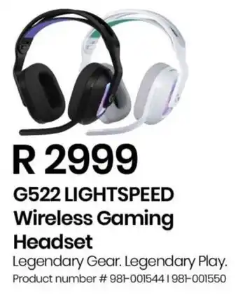 Computer Mania Logitech G522 Lightspeed Wireless Gaming Headset offer