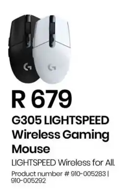 Computer Mania Logitech G305 Lightspeed Wireless Gaming Mouse offer