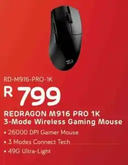 Computer Mania Redragon M916 Pro 1K 3-Mode Wireless Gaming Mouse offer