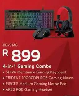 Computer Mania Redragon 4-in-1 Gaming Combo offer