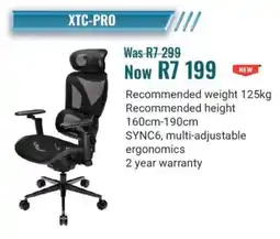 Computer Mania Aerocool XTC-Pro Gaming Chair offer