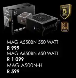 Computer Mania Msi MAG A550BN 550 Watt offer