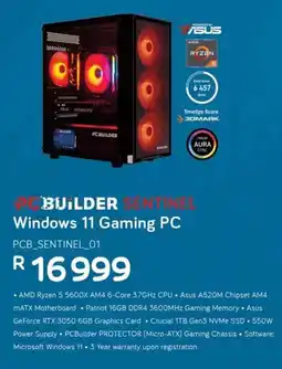 Computer Mania PCBuilder Sentinel Windows 11 Gaming PC offer