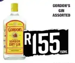 Boxer Gordon's gin assorted offer