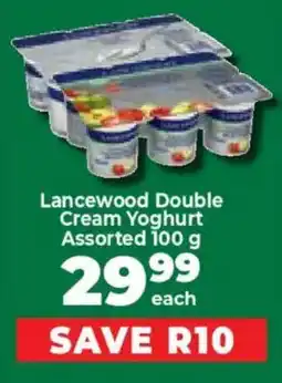 Food Lover's Market Lancewood Double Cream Yoghurt Assorted offer