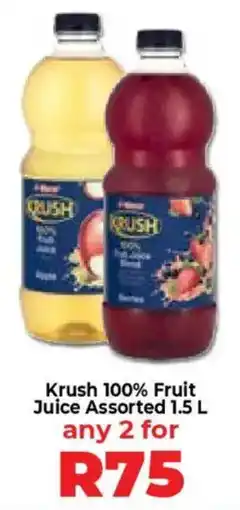 Food Lover's Market Krush 100% Fruit Juice Assorted offer