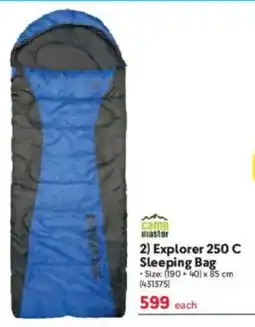 Makro Camp Master Explorer 250 C Sleeping Bag offer