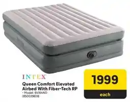 Makro Intex Queen Comfort Elevated Airbed With Fiber-Tech RP offer