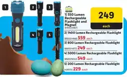 Makro Camp Master 350 Lumen Rechargeable Flashlight and Magnet offer