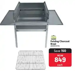 Makro Camp Master Folding Charcoal Braai offer