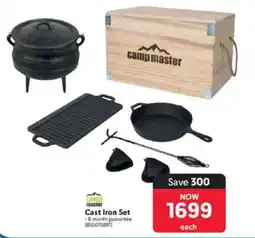 Makro Camp Master Cast Iron Set offer