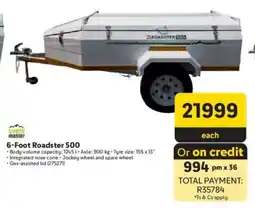 Makro Camp Master 6-Foot Roadster 500 offer