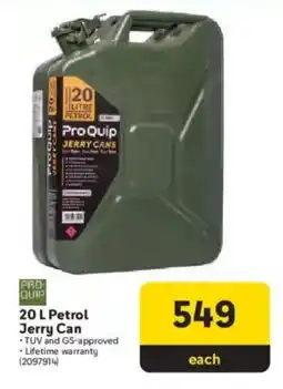 Makro Pro Quip Petrol Jerry Can offer