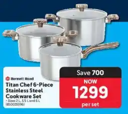 Makro Bennett Read Titan Chef Stainless Steel Cookware Set offer