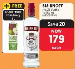 Makro Smirnoff No.21 Vodka offer