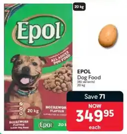 Makro Epol Dog Food offer