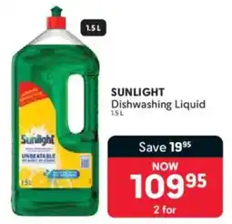 Makro Sunlight Dishwashing Liquid offer