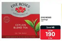 Makro Five Roses Teabags offer