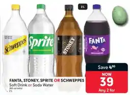 Makro Fanta, Stoney, Sprite or Schweppes Soft Drink or Soda Water offer