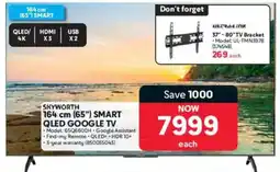 Makro Skyworth 164 cm 65" Smart QLED Google TV offer